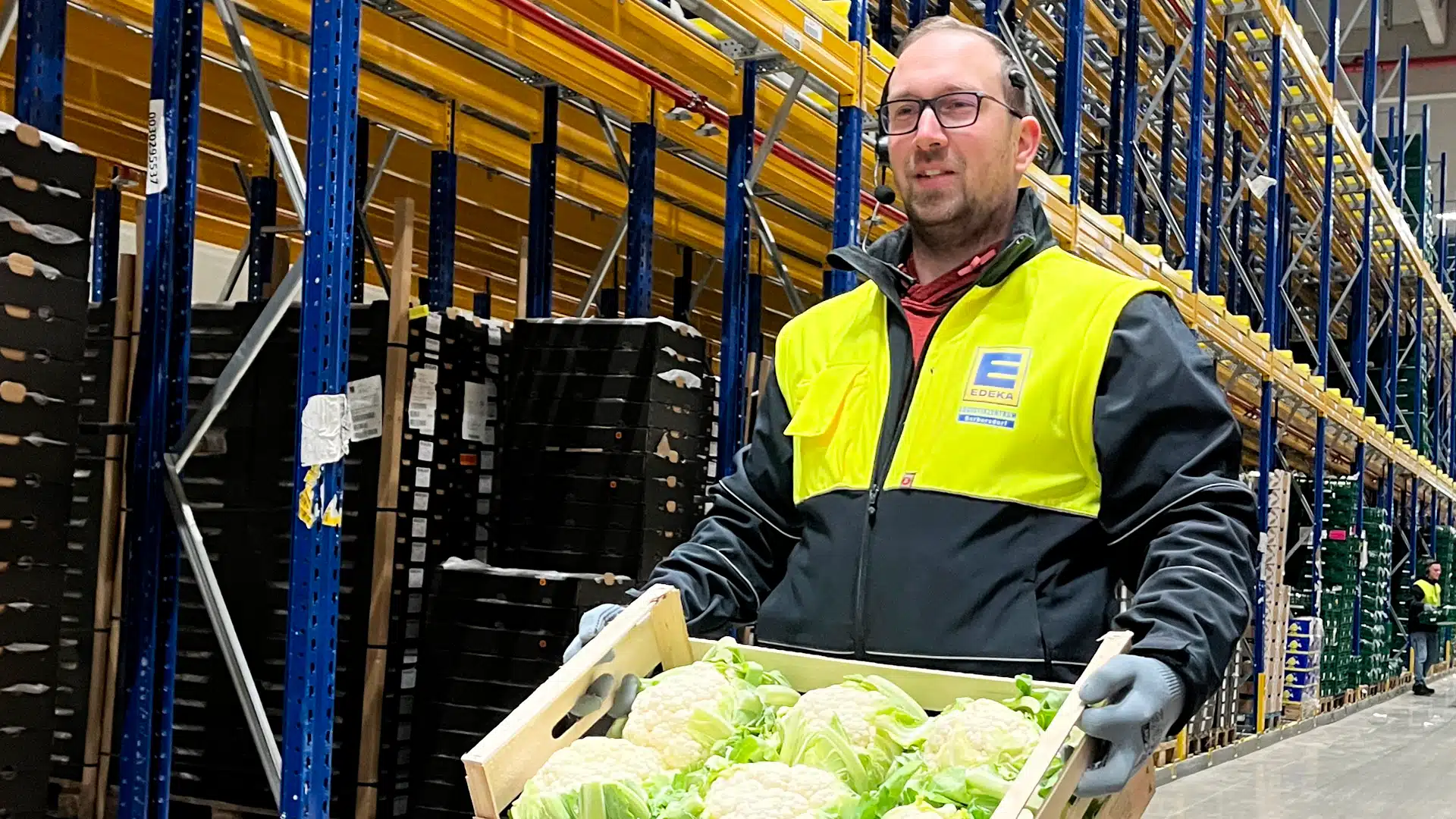 Lieferpartnerschaft im Lager: KONSUM DRESDEN und EDEKA