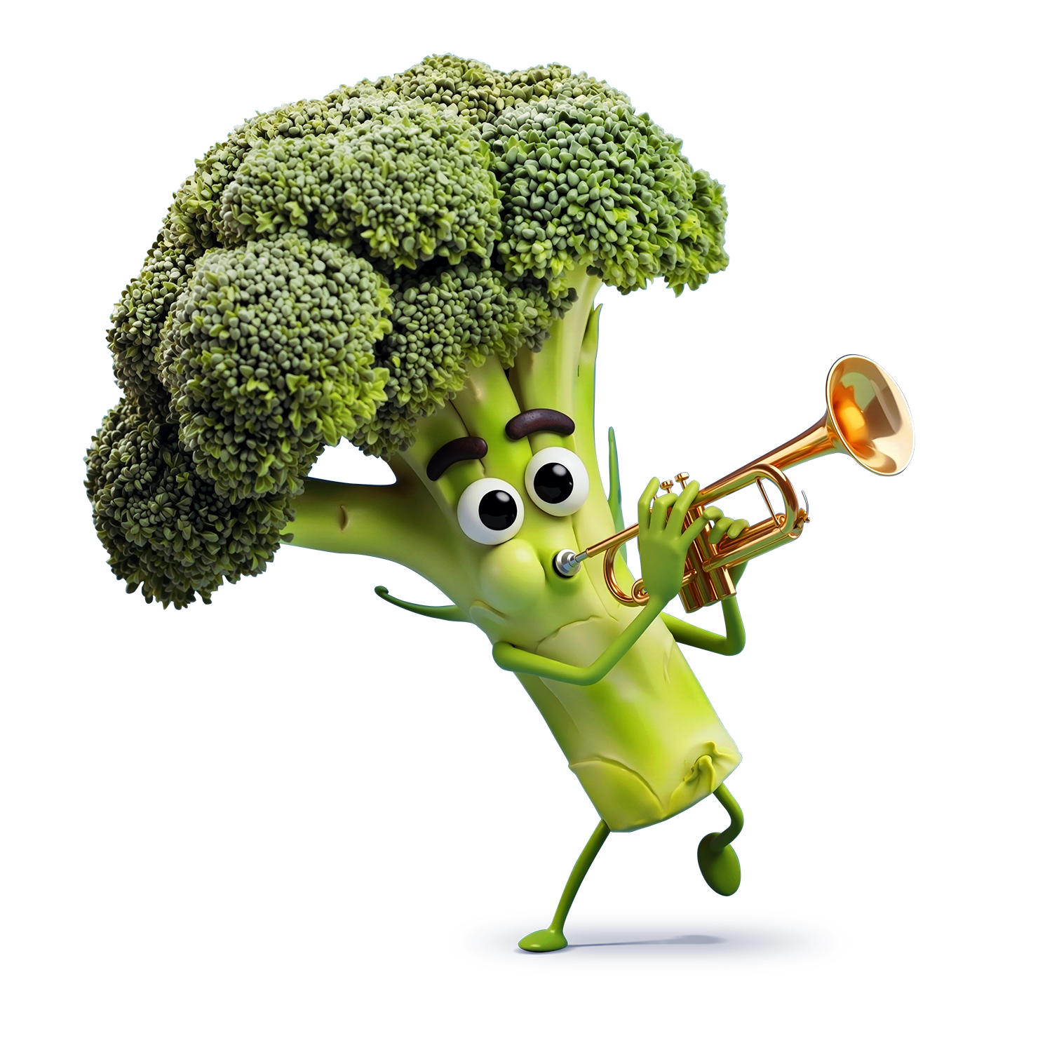 Dekorative Brokkoli-Illustration